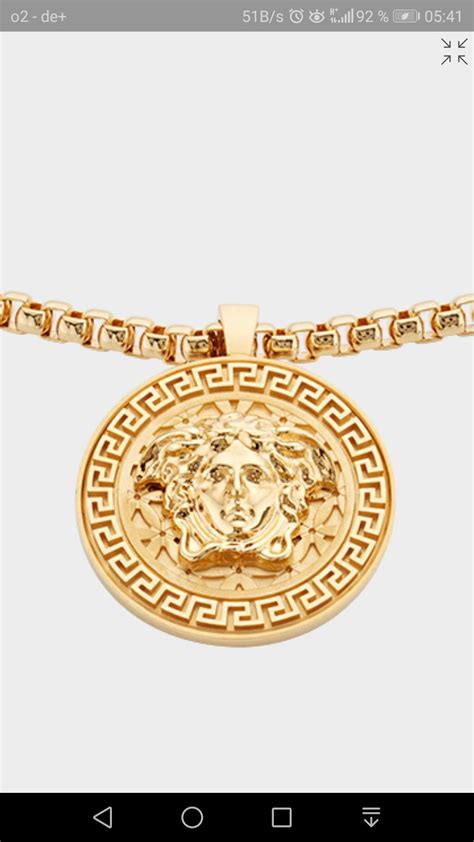 versace medusa kette herren